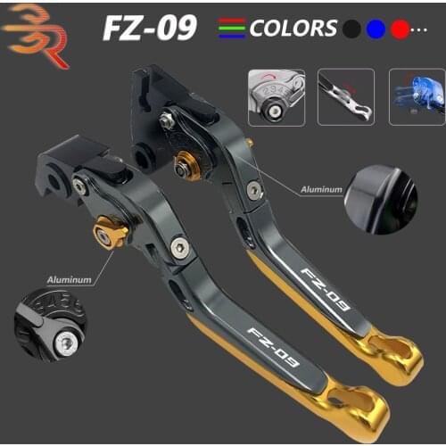 FZ09 2020 Brake Clutch Levers Aluminum Adjustable Folding Extendable Motorcycle Accessories For Yamaha FZ 09 FZ-09 2014-2019