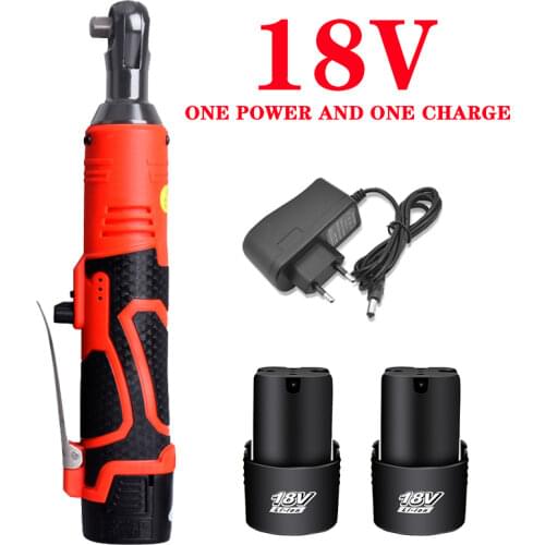 Screwdriver Wrench Cordless Electric Wrench 18V Ratchet Wrench set Angle Drill Screwdriver to Removal Screw Nut Car Repair Tool