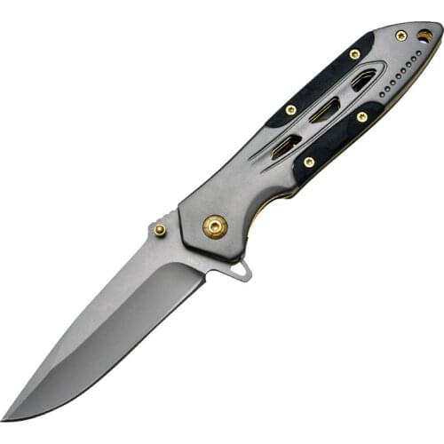 Stainless steel outdoor folding knife high hardness tactical portable folding knife camping multi-purpose pocket knife tosurvive