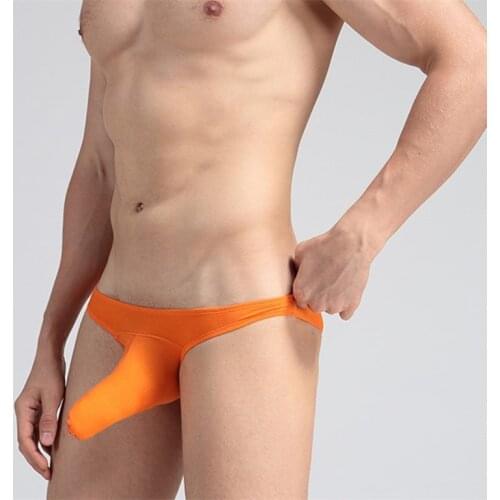 Men Gay Male Bulge Pouch Elephant Jockstrap Underwear Man Sexy Funny U Convex Briefs Panties Size S M L XL