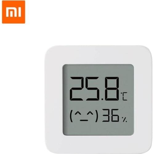 Xiaomi Mijia Smart Thermometer 2 Bluetooth-compatible Temperature Humidity Sensor LCD Digital Hygrometer Moisture with Mijia APP