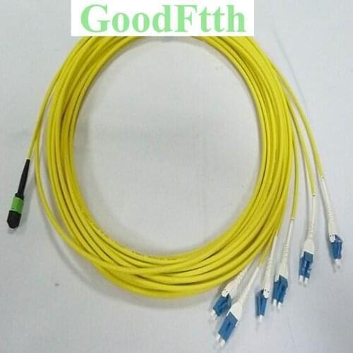 Fiber Optic Patch Cord MPO-LC MPO/APC-LC/UPC Uniboot SM 12 cores Breakout 3mm GoodFtth 100-500m