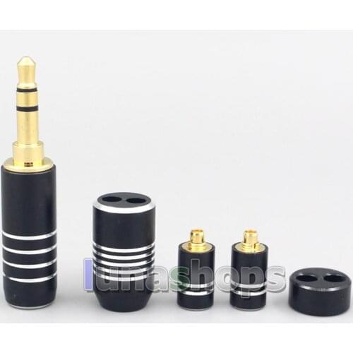 LN006291 CYH-Series High Quality 3.5mm + Splitter + Slider + MMCX or 0.78mm Pins Kits Male Custom DIY Adapter Plugs