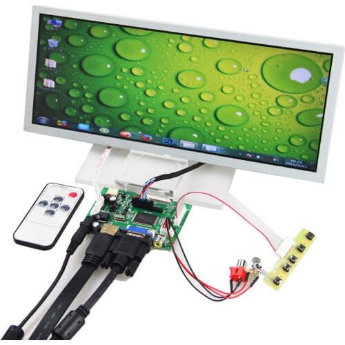 12.3inch 1280*480 LQ123K1LG03 LCD Panel+HDMI+VGA+2AV Lcd Controller Drive Board