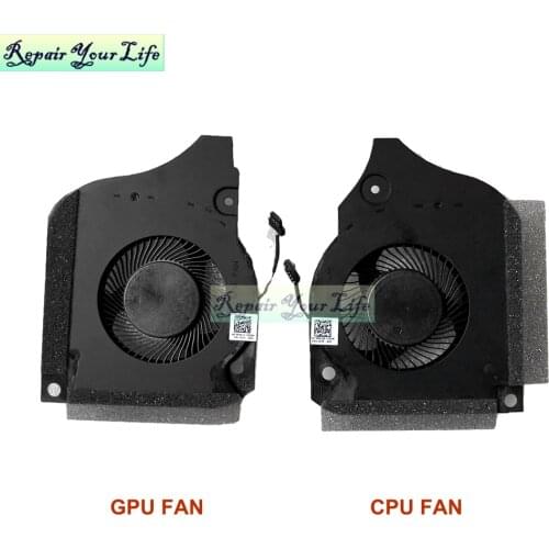 0C04TH 006KT2 Laptop CPU GPU Cooling Fans for DELL INSPIRON G5-5590 G7-7590 G7-7790 C04TH 06KT2 Fan Cooler Radiator DC12V 4PIN
