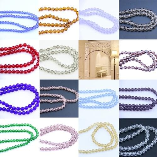 1000pcs/lot 4mm Mixed Colors Ball Faceted Glass Crystal Beads Quatity for DIY Jewelry Making Wholesale