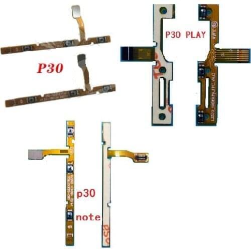 20pcs For Motorola One P30 Play / for MOTO One Power P30 Note / P30 Power On Off Volume Switch Side Button Key Flex Cable Parts