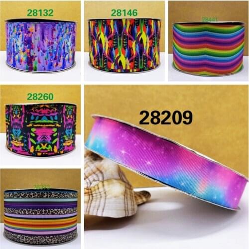 Free shipping 50 yard cartoon printed grosgrain ribbon 28441