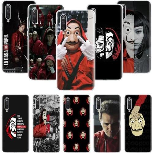 La Casa de papel Case for Xiaomi Redmi Note 10 9 9S 8 7 6 8T 8A 7A 6A S2 K30 K20 MI 9 8 CC9 F1 Lite Pro Soft TPU Phone Cover
