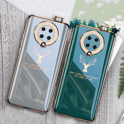 GKK Luxury Plating Ultra-thin Soft Case For Xiaomi Redmi K20 K30 Pro K30S K40 Case With Glass Camera Full Protective Cover