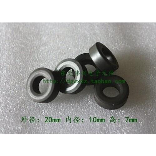 Black No Spray Ferrite Magnetic Ring 20*10*7 Anti-interference Core Inductance Magnetic Ring Wire Magnetic Ring