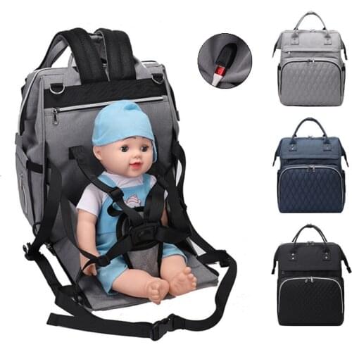 Baby Diaper Maternity Nurse Changing Bag Mummy Maternal Handbags Womens Large Shoulder Baby Seat Essentials Backpack For Mom