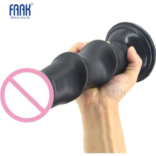 FAAK 22.5*5.8cm dildos Strong Suction Penis Soft Smooth G-Spot Design Long dick