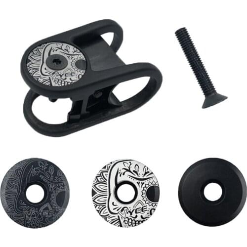H4GF Bike Headphone 28.6mm Top Cover Aluminum Alloy Star Nut Stem Fits 1-1/8" Rods and Fork Mountain Bike,Road Bike