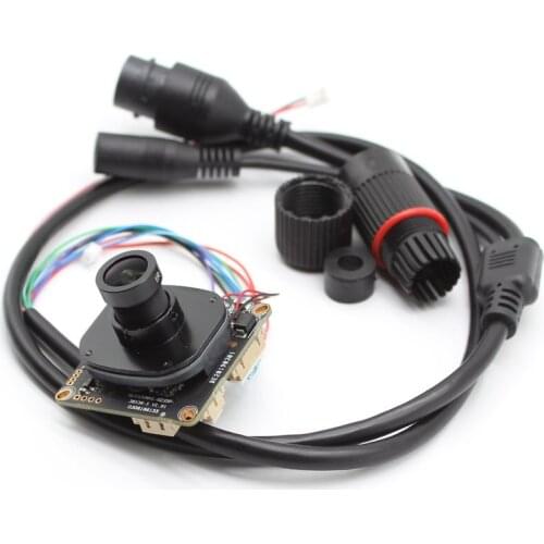 HD Full Network 4MP CCTV IP Camera Module Security IPC board 4.0mp H.265 ONVIF with cable IRCUT lens mic