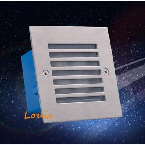 10pcs Square LED Underground Light Lawn Lamp Buried Floor Step Lights 3W Warm White Red Green Blue DC12V AC85-265V Waterproof