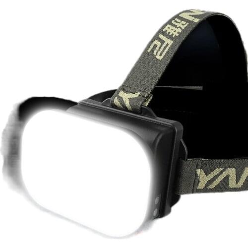 Charging pan head lamp led bright glare astigmatism large work head mounted catch the sea large spot