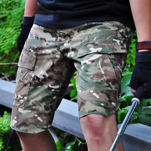Summer Men Outdoor Climbing Trekking Hiking Shorts Sports Breathable Tactical Military Combat Hunting Fishing Training Trousers