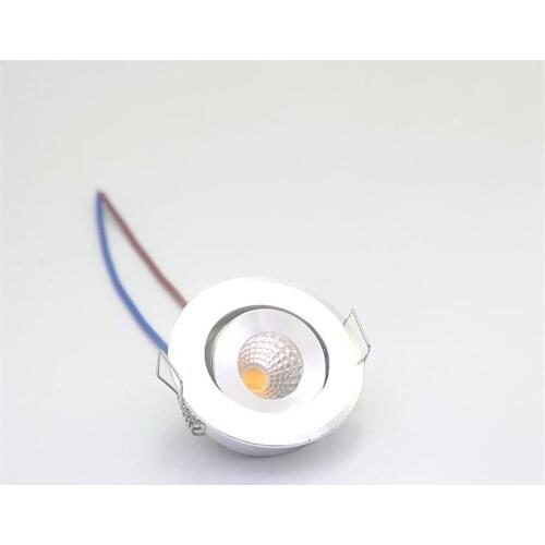 ONDENN Mini LED Downlight 3W COB LED light Under Cabinet Window Showcase Indoor Lighting Recessed Ceiling Lamp Aluminum Body