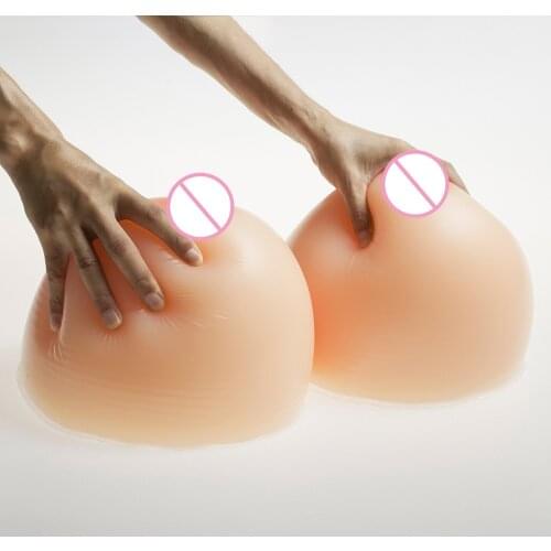 Newly Oversized Cup Breast Silicone Forms Fake Breast for Crossdresser Postoperative Drag Queen Transvestite Mastectomy 10000g