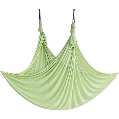 New Elastic 4 meters 2020 Aerial Yoga Hammock Swing Multifunction Anti-gravity Yoga belts for yoga training Yoga for sporting
