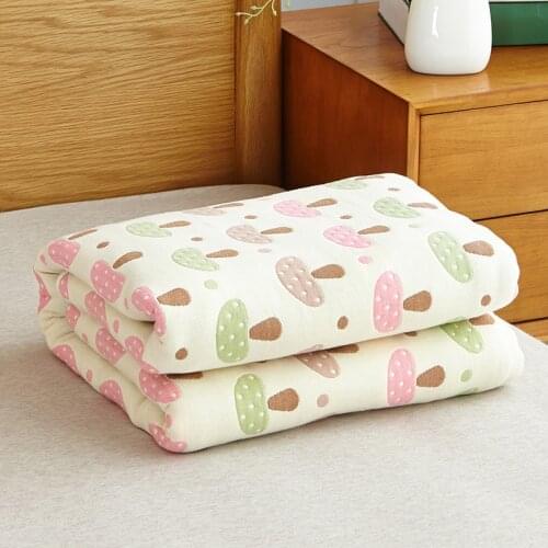 Six Layer Gauze Bed Cover Blankets for Beds Sofa Bedspread Sofa Cover Travel Soft Throw Blanket Home Textile