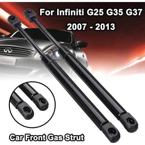 Strut Prop Bar Car Supports Shock Gas Spring Lifter Support Gas Car 1Pair 34CM Front Hood For Infiniti G25 G35 G37 2007-2013
