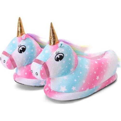 Toddler Kids Unicorn Slippers Cartoon Animal Claw Onesies Pajama Baby Home Shoes Boys Girls Adult Casual Cosplay Wear