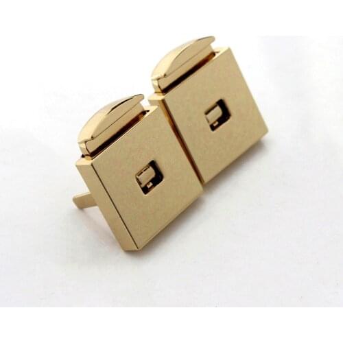 1pcs Metal Hiding Lock Button Lock Fashion Cute Switch lock For DIY Handbag Bag Purse Luggage Hardware Closure Bag Parts
