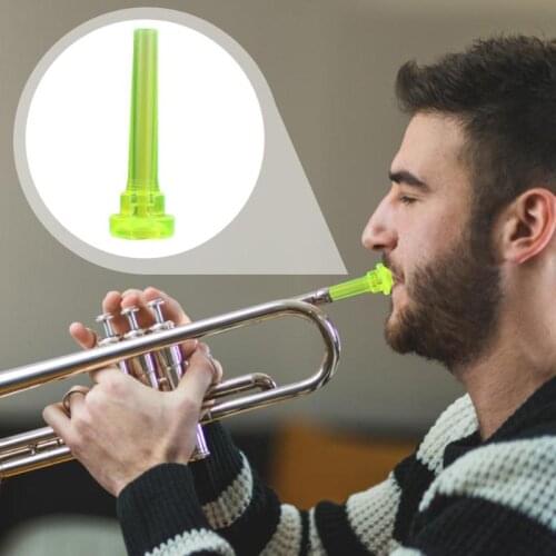1PC 3C Plastic Trumpet Mouthpiece Meg for Beginner Musical Trumpet Accessories Multi-Colors Musical Instrument and Accessories