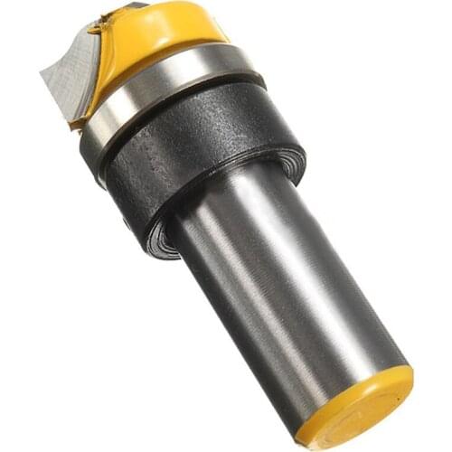 1pc Flush Trim Template Router Bit 1/2'' Shank 2 Flutes Woodworking Cutter Power Tool