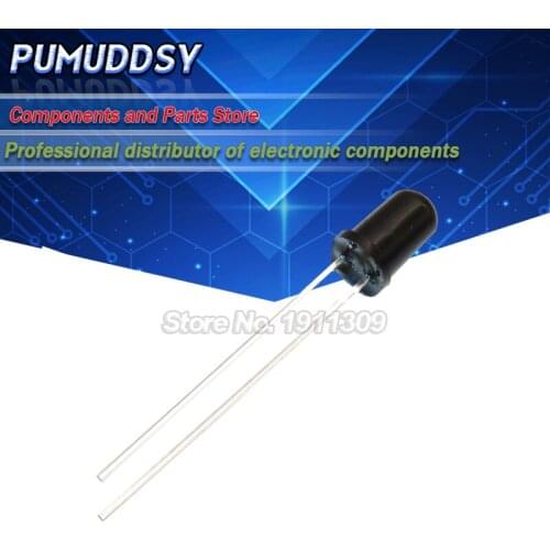 100PCS LED 5mm 940nm Receiving Diode Round Tube Light