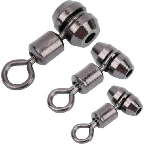 20pcs 13/16/22cm Fishing Swivel Hook Gear Connector Copper European Type Swivel Connector Fishing Equipment