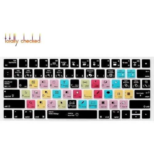 Adobe InDesign Hotkey Dust proof Silicone Keyboard Skin Protective Film For Apple Magic MLA22B/A US For Adobe Keyboard Cover