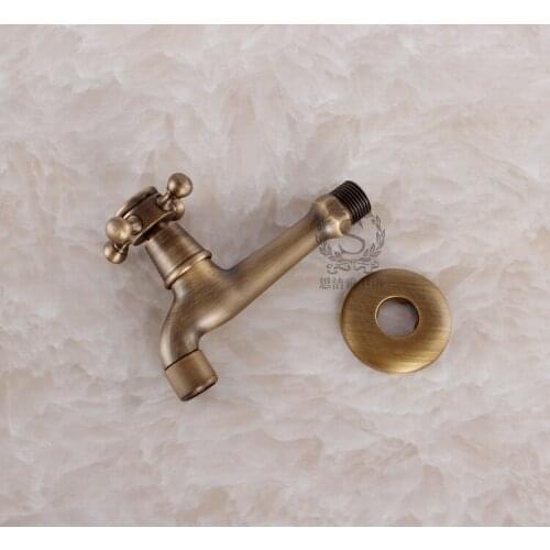2015 Bathroom Accessories Copper Balcony Full Fast Water Faucet Mop Pool Extended Into The Wall Thickening Retro Single Cold Tap