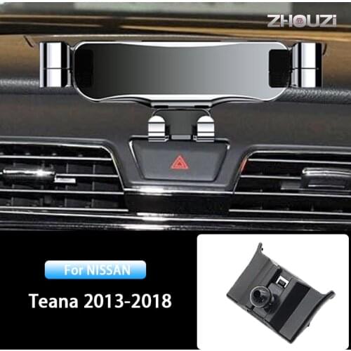 Car Mobile Phone Holder For Nissan Teana J33 2013 2014 2015 2016 2017 2018 Stand GPS Gravity Navigation Bracket Car Accessories