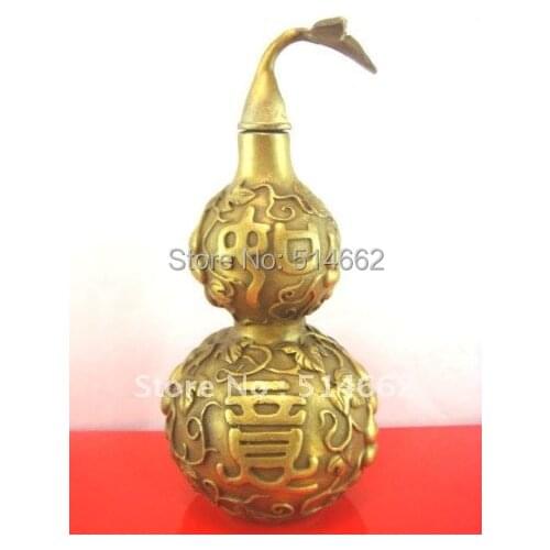 Free Shipping Brass Feng Shui Ruyi Wu Lou (Large) For Health Enhance Fengshui Luyi