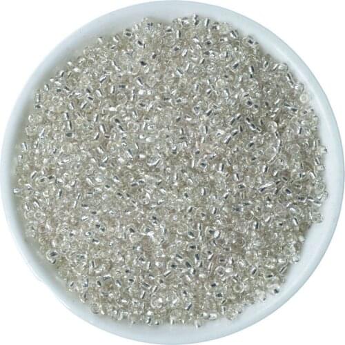 Free Shipping Candy Colors 2mm 1000pcs Crystal Czech Glass Seed Beads White Color For Jewelry Making DIY White Color