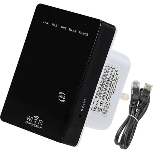 Wireless Repeater 300M Dual Network Port Network Signal Amplifier WiFi Router AP Bridge Repeater IEEE 802.11N