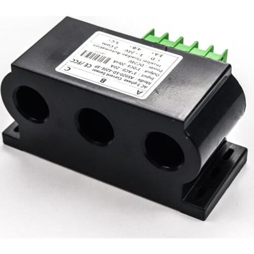 Hall Type DC Current Sensor 4 To 20mA Output DC And AC Current Transmitter