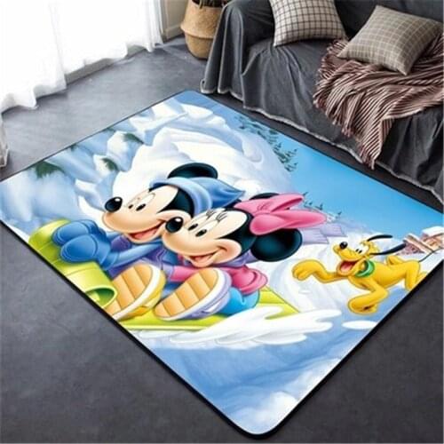 Disney Kids Play Mat 80x160CM Carpet for Living Room Floor Mat Bedside Hallway Doormat Bedroom Carpet Home Decoration