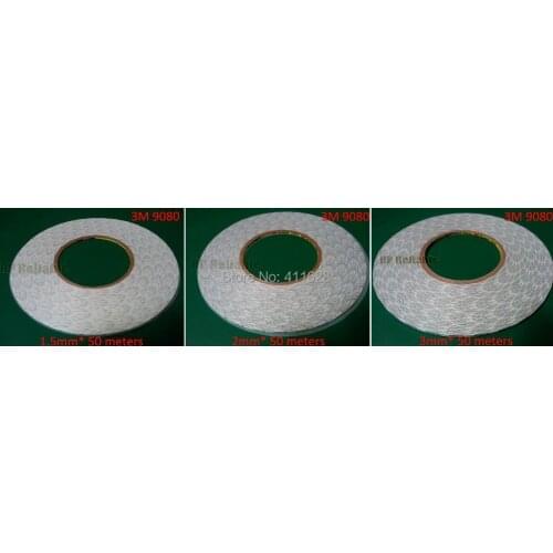 Must Have! 3pcs 1.5mm/2mm/3mm* 50M/roll Original 3M Adhesive Tape for Android Samsung iphone Cell Phone Mini Pad Touch Screen