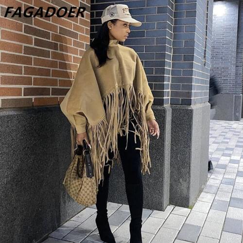 Женские футболки с длинным рукавом FAGADOER China At AliExpress