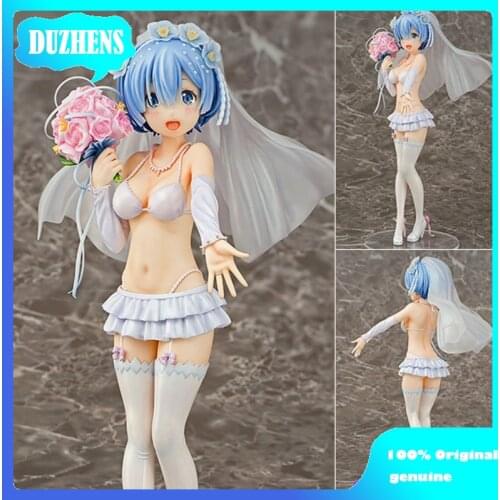 Re:Zero kara Hajimeru Isekai Seikatsu REM Wedding dress 22cm Action Figure Anime Figure Model Toys Figure Collection Doll Gift