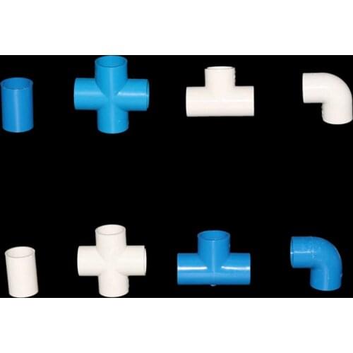 Cross, Tee, Elbow, Straight connector Inner 32mm,25mm,20mm PVC Pipe joint Garden Water Pipe Adapter Aquarium Fittings