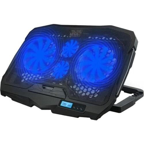 Notebook Cooler 4 Ultra-Quiet Fans Dual USB Ports For 12-17 Inch Notebook Computer Cooling Pad Notebook Computer Stand