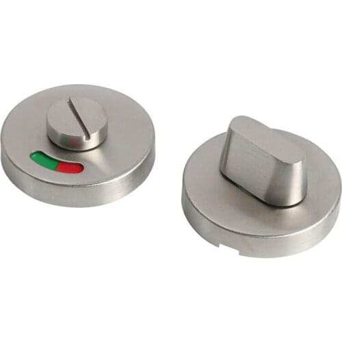 Metal Door Lock WC toilet door handle Lock Stainless Steel Bathroom Pull Knob Metal toilet door locks