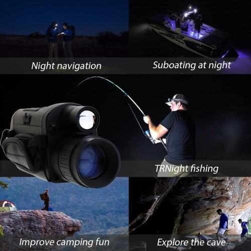High Definition Night Vision Magnification Monocular Infrared Digital Scope With 4G TF Card Optical Decvice With WIFI Function