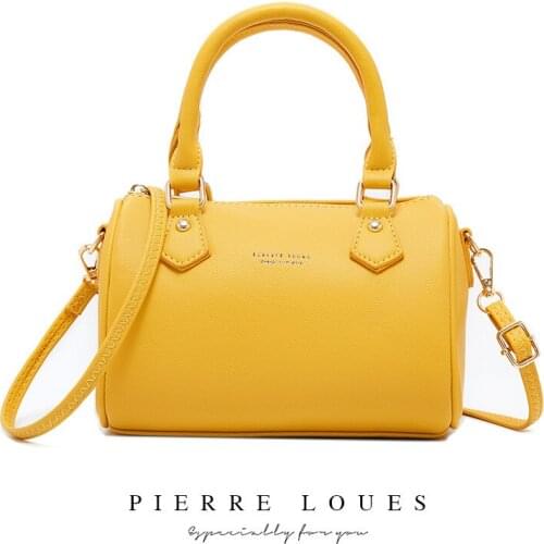 New style ladies crossbody bag large capacity women pillow bag Korean pure color femal hand bag