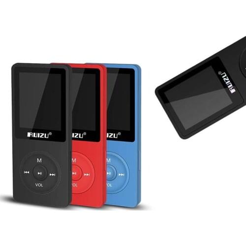 2015 New Arrive Ultrathin 12gb MP3 Player With 1.8 Inch Screen Can Play 80 hours,Original RUIZU X02 With FM,E-Book,Clock,Data